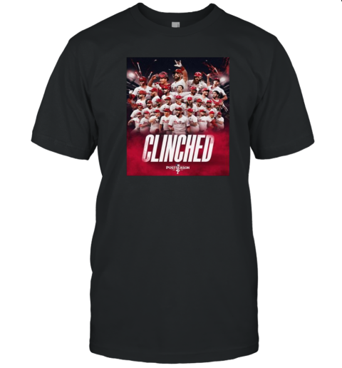 Original Philadelphia Phillies Clinched Postseason 2024 Poster T- Classic Men's T-shirt