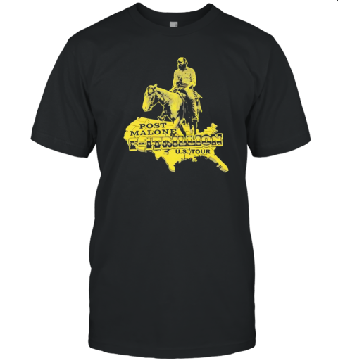 Post Malone F 1 Trillion tour US map 2024 T-Shirt