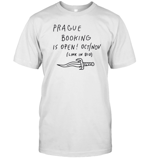 Prague Booking Is Open Oct – Nov Link In Bio Drawing T- Classic Men's T-shirt