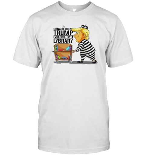 Prison Prisoner Trump Presidential Library Funny Anti Trump T- Classic Men's T-shirt