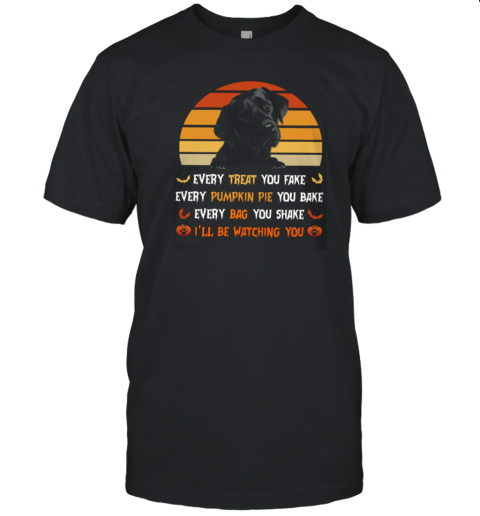 Pumpkin Pie  BLACK Labrador Classic T-Shirt