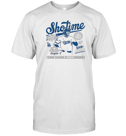 Shohei Ohtani Showtime 50 50 Club Los Angeles Dodgers T- Classic Men's T-shirt