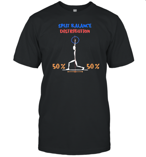 Split Balance Distribution 50 50 Percent T- Classic Men's T-shirt