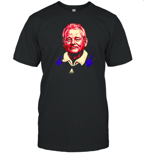 Zombie Bill Murray Patriot Graphic T-Shirt