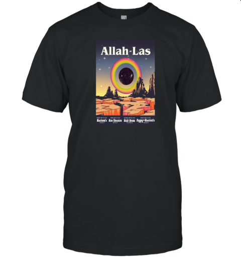 Allah Las Sept 29 2024 Pappy  Harriets's In Pioneertown CA Tour Poster T-Shirt