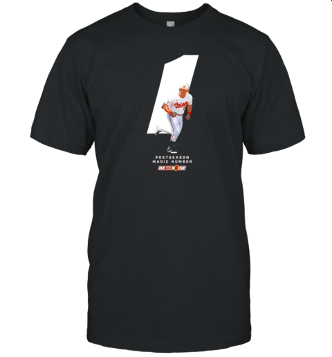 Anthony Santander Baltimore Orioles Postseason Magic Number Be The Noise T-Shirt