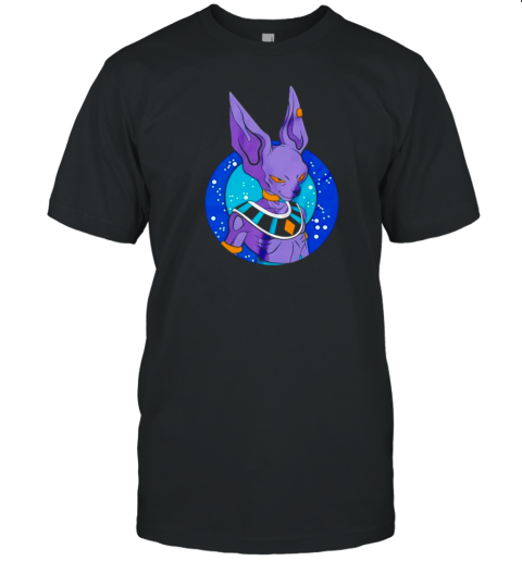 Beerus anime cartoon design T-Shirt