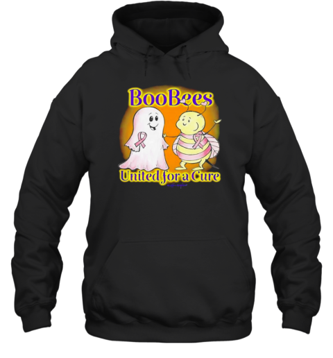 Boobees By Gryffin Graphix Happy Halloween Boo Bee Cartoon Design T-Shirt