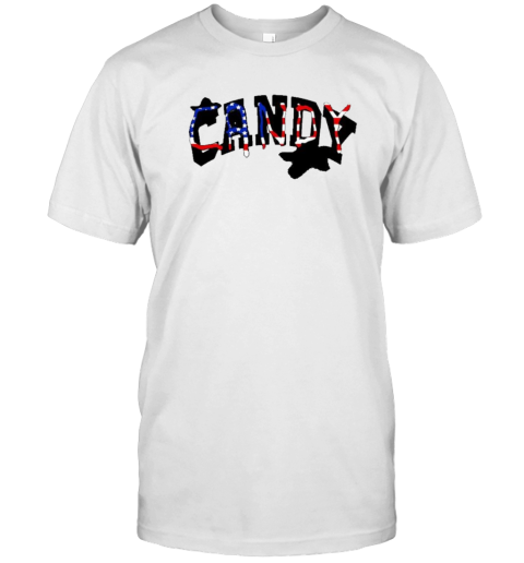 Candy Flipping US Flag T-Shirt