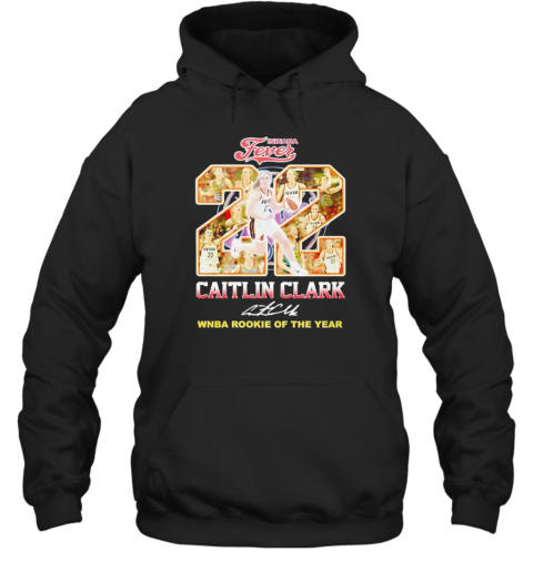 Indiana Fever X Caitlin Clark 22 WNBA Rookie of the years T-Shirt