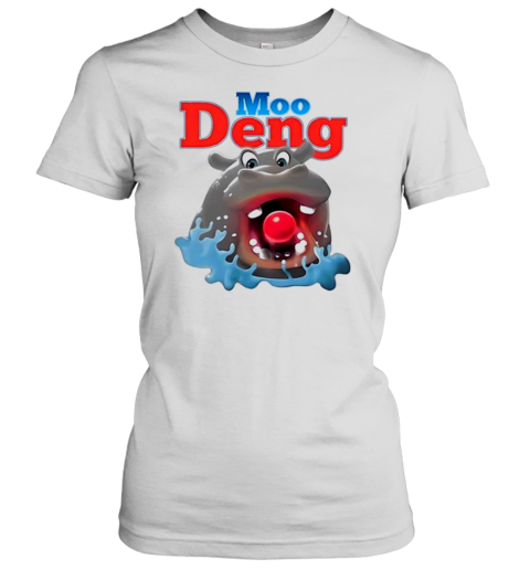 Moo Deng Eating Cartoon T- Classic Men's T-shirt