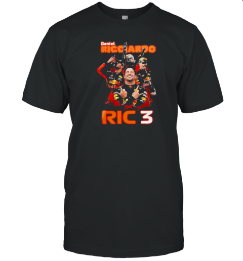 Original Daniel Ricciardo Ric3 No Regrets Only Memories 2024 T-Shirt