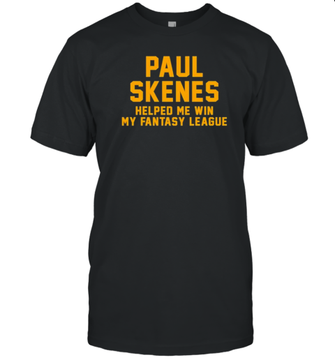 Original Paul Skenes Helped Me Win My Fantasy League T- Classic Men's T-shirt