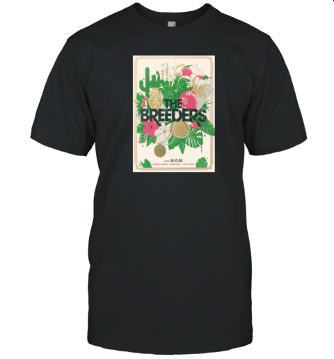 Original The Breeders On Sept 24 2024 Uptown Theater Minneapolis MN Poster T- Classic Men's T-shirt