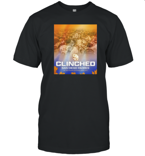 San Diego Padres Clinched 1St Postseason Apperance Since 2022 T-Shirt