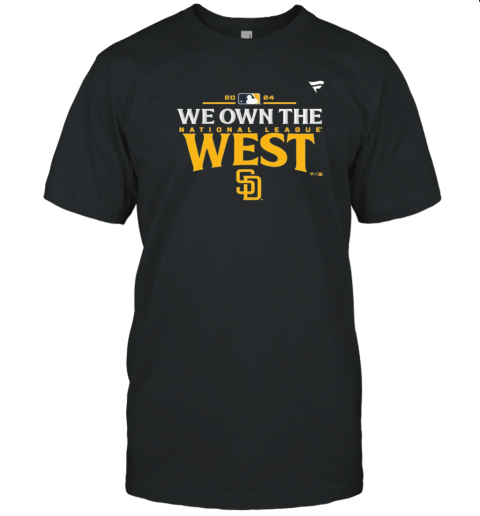 San Diego Padres We Own The American League West Champions 2024 T-Shirt