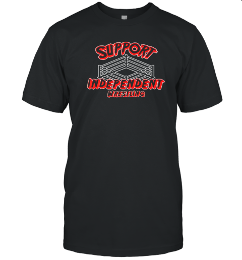 The Piledriver Podcast Support Indy Wrestling T-Shirt