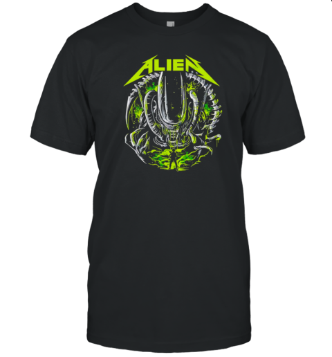 Creeping Death Alien Horror Halloween Design T-Shirt