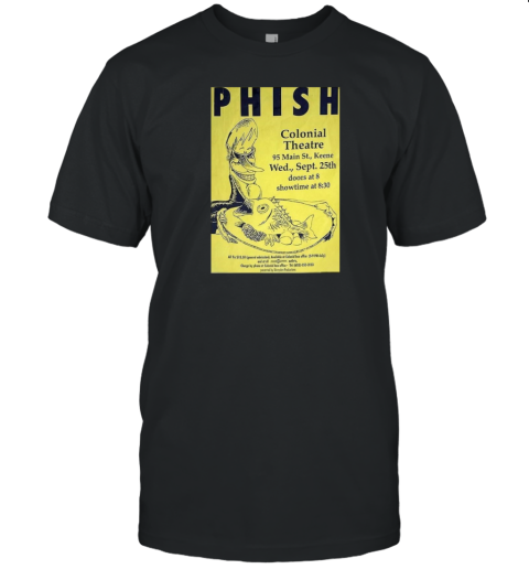 Design Phish Show Showtime At Wed Colonial Theatre Sept 25 2024 Poster T- Classic Men's T-shirt