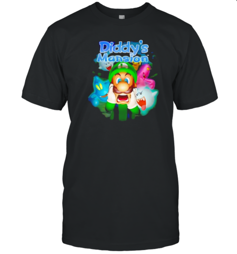 Diddy's Mansion Mario Design Retro T-Shirt