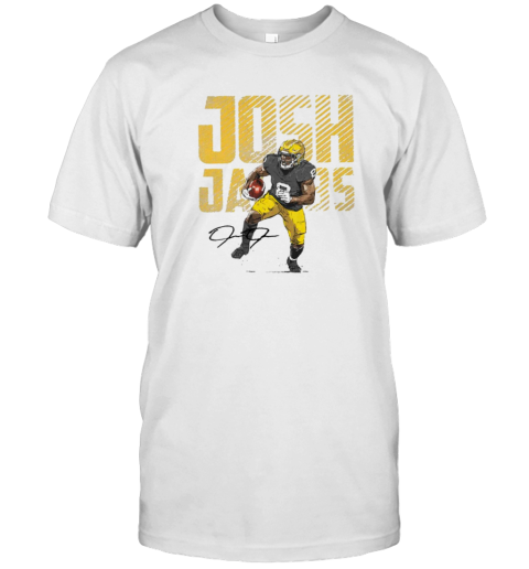 Green Bay Packers Josh Jacobs Bold Signature T-Shirt