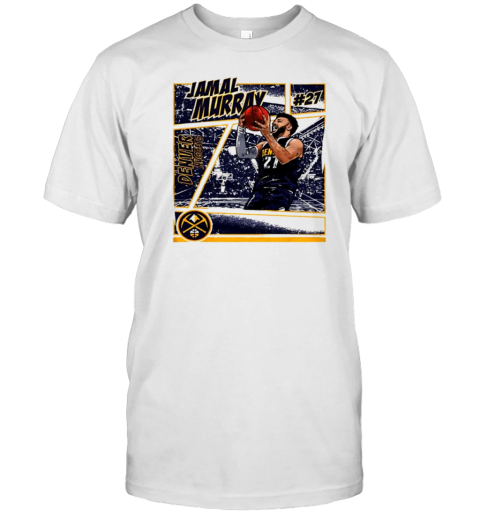 Jamal Murray Denver Nuggets Comic Basketball Design T- Classic Men's T-shirt