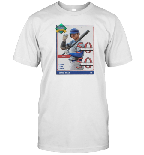 Los Angeles Dodgers Shohei Ohtani 50 50 First Time Ever T-Shirt