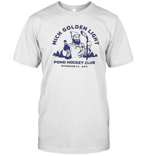 Mich Golden Light Pond Hockey Club USA T- Classic Men's T-shirt