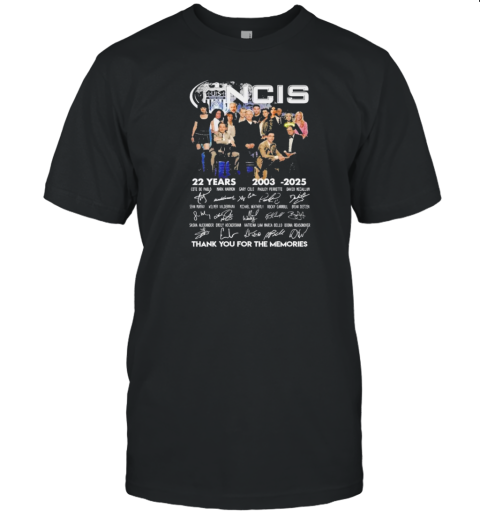 NCIS 22 Years 2003 2025 Thank You For The Memories T- Classic Men's T-shirt