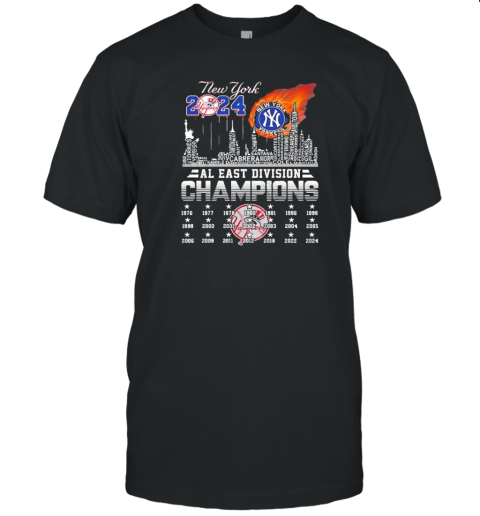 New York Yankees 2024 City Champions 1976 – 2024 T-Shirt