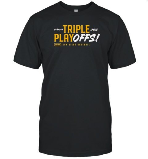 Original San Diego Baseball Triple Playoffs T- Classic Men's T-shirt