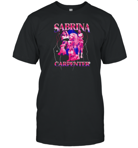 Sabrina Carpenter Rock Music Tour 2024 Graphic T-Shirt