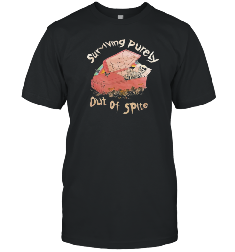 Surviving Purely Out Of Spite Skeleton T- Classic Men's T-shirt