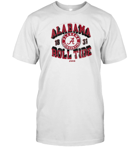 Alabama Crimson Tide Field Arched Wordmark T- Classic Men's T-shirt