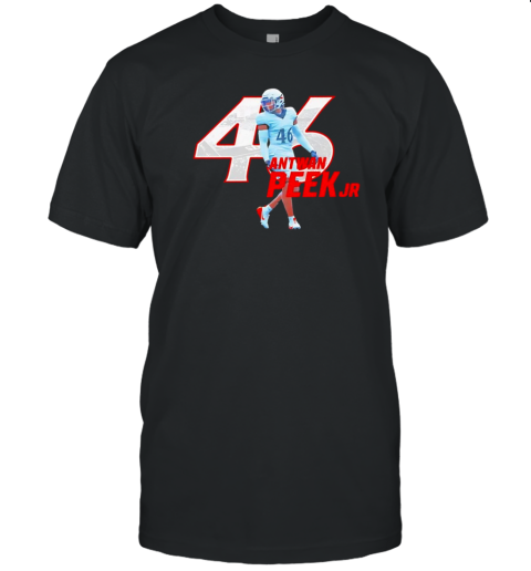 Antwan Peek Jr. Cincinnati Bearcats Number 46 T-Shirt