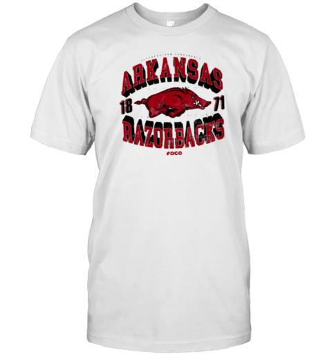 Arkansas Razorbacks Field Arched Wordmark T- Classic Men's T-shirt