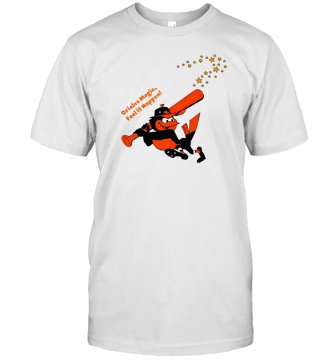 Baltimore Orioles Magic Feel It Happen Mascot T-Shirt