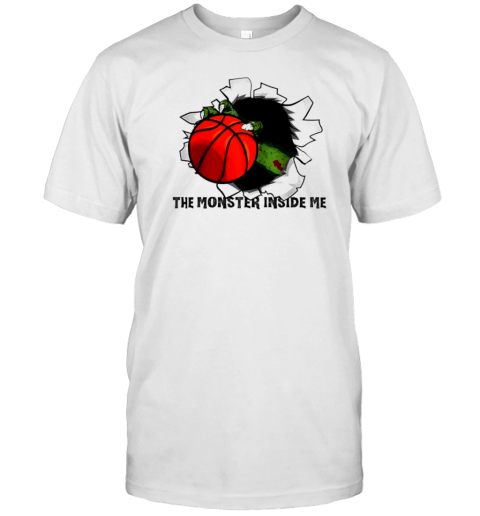 Basketball Halloween The Monster Inside Me T-Shirt