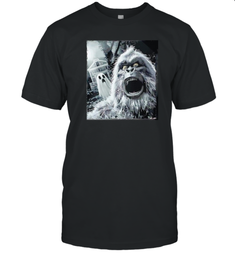 Bigfoot Sasquatch Yeti Ghost Funny Halloween T-Shirt