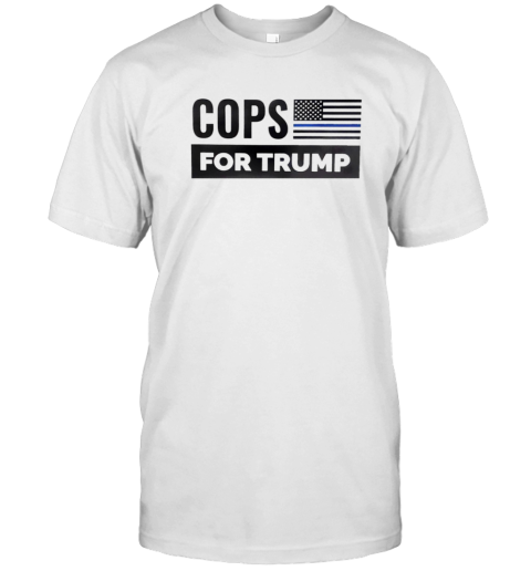 Cops For Trump USA Flag T-Shirt