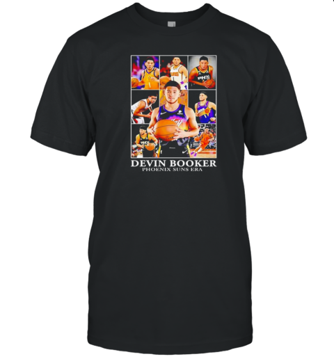 Deven Booker Photo Collage Phoenix Suns Era Basketball T-Shirt