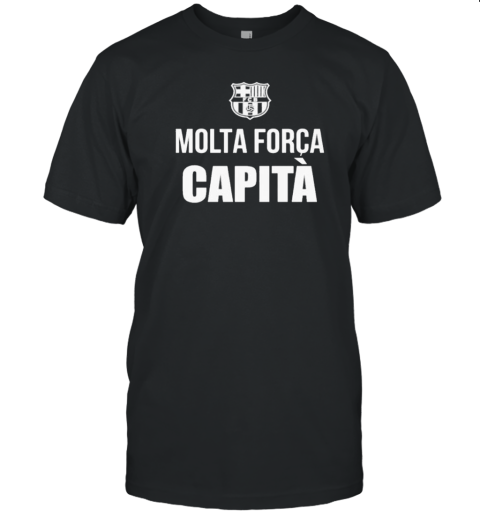 Fc Barcelona Molta Forca Capita T- Classic Men's T-shirt