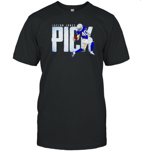 Jaylon Jones Indianapolis Pick Football Design T-Shirt