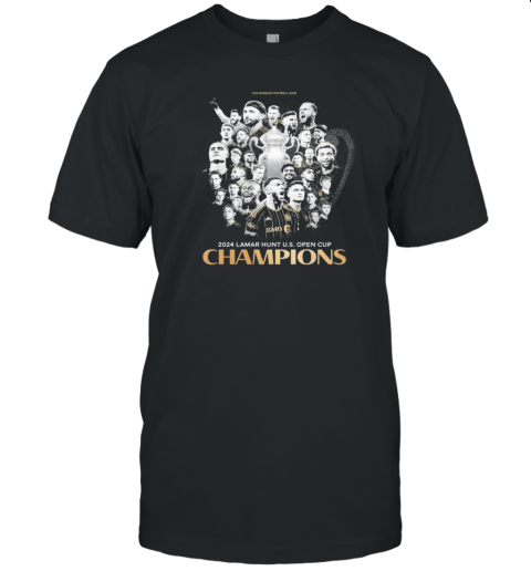 Los Angeles Football Club 2024 Lamar Hunt US Open Cup Champions T- Classic Men's T-shirt