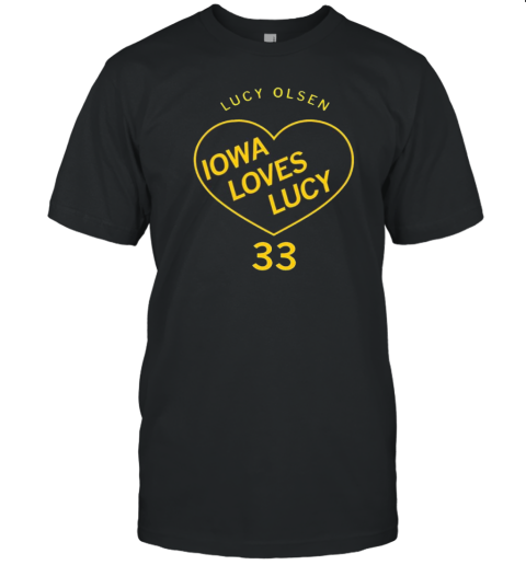 Lucy Olsen Iowa Loves Lucy 33 T-Shirt