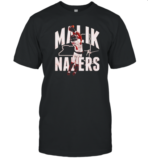 Malik Nabers New York State Football Signature T- Classic Men's T-shirt