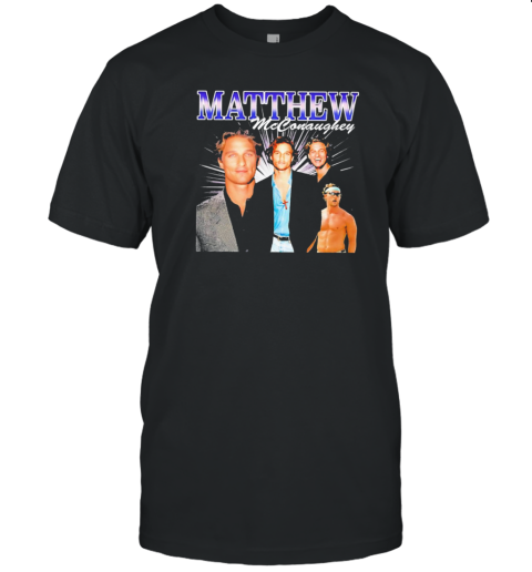 Matthew Mcconaughey American Actor Graphic T- Classic Men's T-shirt