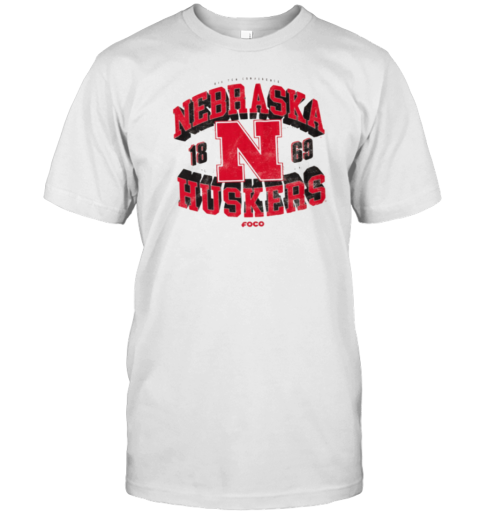 Nebraska Cornhuskers Field Arched Wordmark T- Classic Men's T-shirt