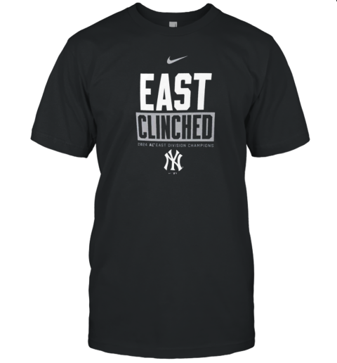 Nike New York Yankees East Clinched 2024 Al East Division Champions T- Classic Men's T-shirt