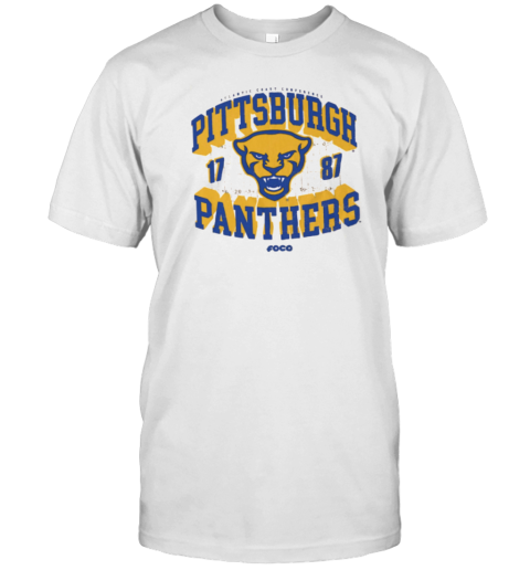 Pittsburgh Panthers Field Arched Wordmark T- Classic Men's T-shirt